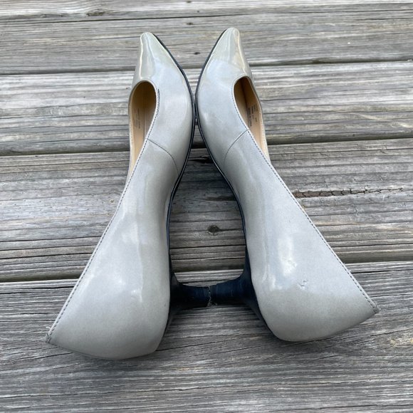 Calvin Klein Women Heel Pump DARA Ladies Patent Le - Picture 10 of 12